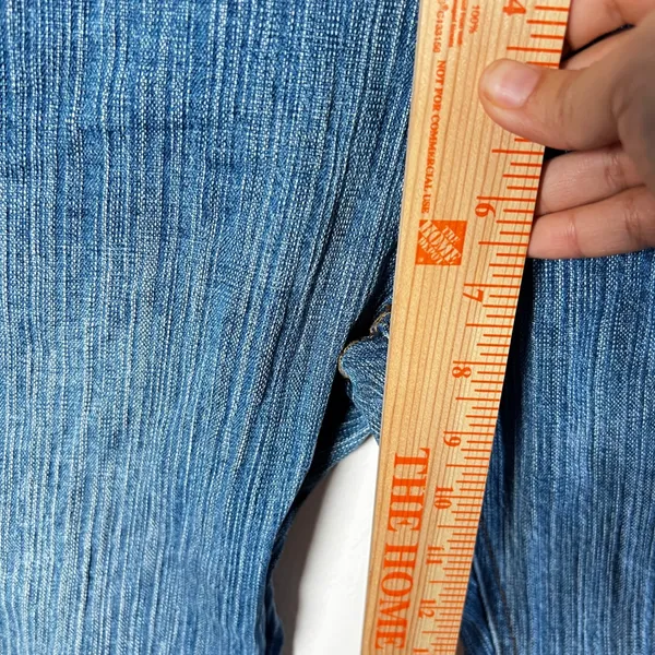 J. Galt Womens Bootcut‎ Blue Denim Jeans Pants Size Small Raw Hem - Image 5