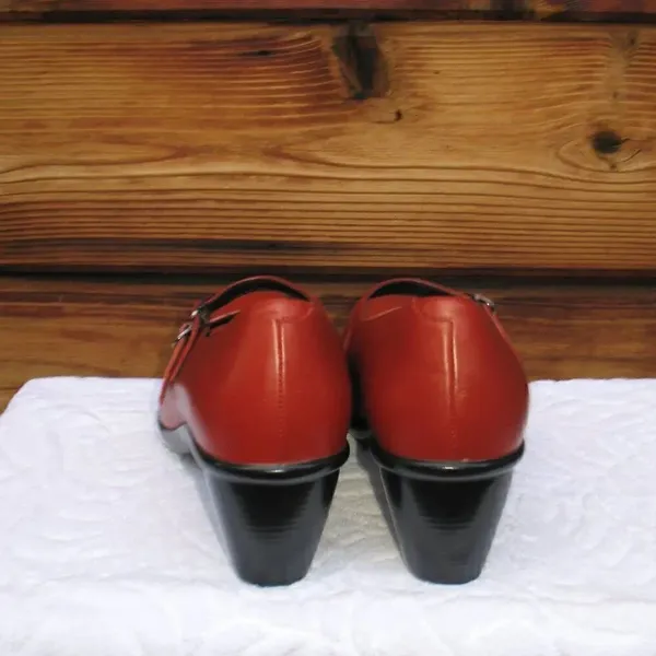NWOB Dansko Red Orange Clogs 9.5 10 - Image 4