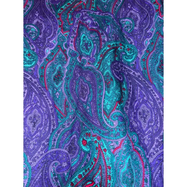 Vintage Jessica Howard Paisley Cropped Jacket Boho Y2K 90s Small‎ Petite ~Flaw - Image 6