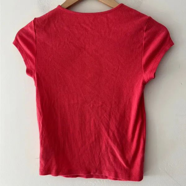 American Eagle Ribbed‎ Baby Tee - Image 3
