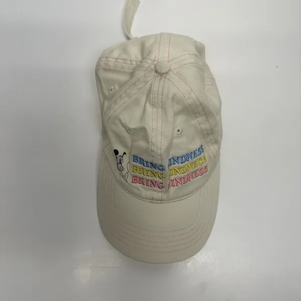 Walt Disney Disney Parks Baseball Hat Beige Mickey Mouse Bring Kindness New - Image 4