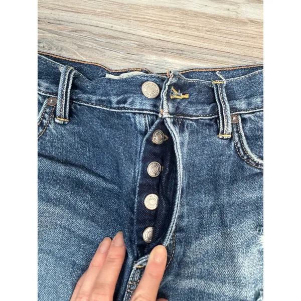 We The Free Free People Byron Bay‎ Denim Cut Off Shorts 28 Distressed Jean Short - Image 15