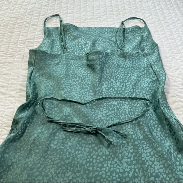 J for Justify Casual Teal Patterned Mini Dress - Image 10