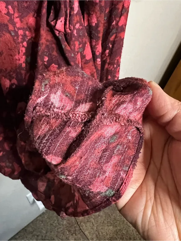 Free People All The Right Ruffles Red‎ Floral Boho Romper - Image 6