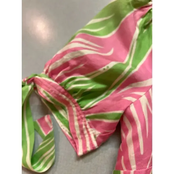 Lilly Pulitzer dress 100% silk side zip size 0 - Image 3