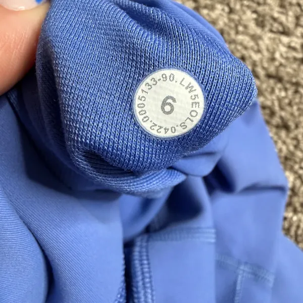 Lululemon Wunder Train High-Rise Pant Women Size 6 Blue 28" Nulu Leggings - Image 4