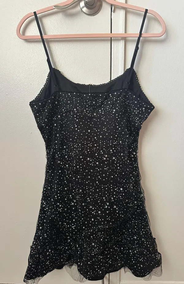 Altar'd State Black Sparkly Dress - Image 5