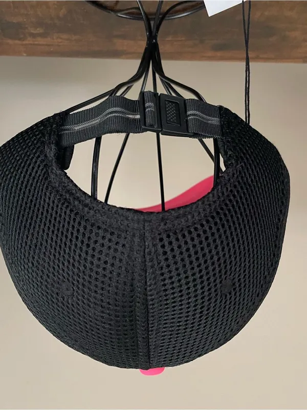 Zyia Active Luxe Hat Pink Black Mesh Reflective Running Baseball Cap Women’s NWT - Image 5