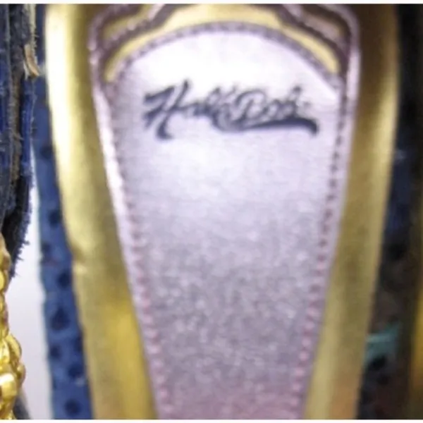 Hale Bob Blue Heels Shoes - Image 7