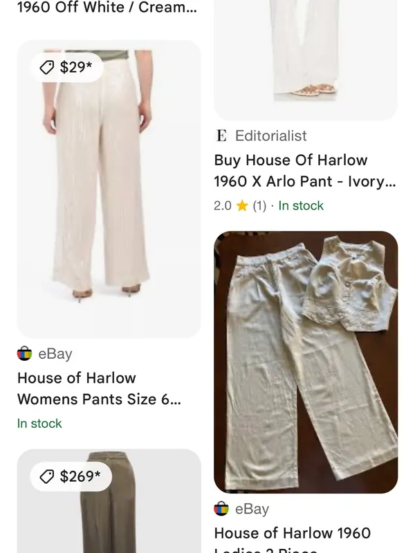 House of Harlow 1960 Sage Green Lightweight Pull-On Pant | Size Small New - Image 11