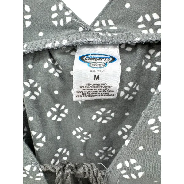 Texas A&M Aggies Concepts Sport Cloud 7‎ Gray Sleeveless Romper Pajamas M Lounge - Image 4