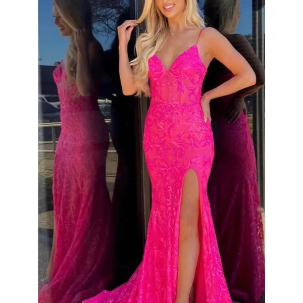 Source Unknown Unbranded Women's Pink Dress - Image 2