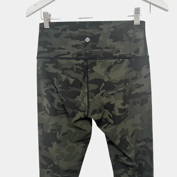 LULULEMON Align Pant II Leggings Women's 8 Yoga Heritage 365 Camo Green 25"‎ - Image 9