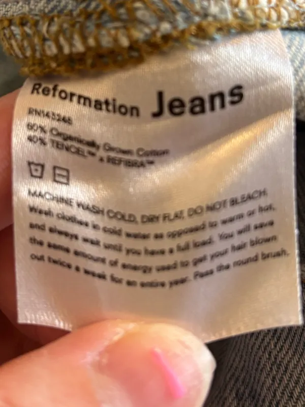 REFORMATION Jeans Straight Leg in Tahoe - Image 6