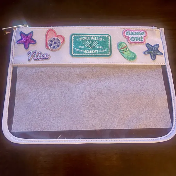 Custom Made Pickleball Customized Cosmetic Bag - Image 2