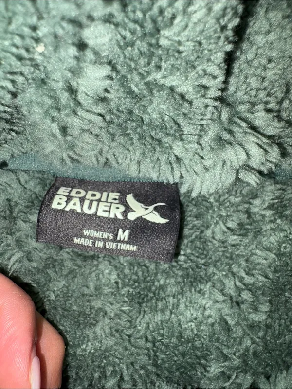 Eddie Bauer Plush Cable Mock-Turtleneck Sweater - Sage - Image 2