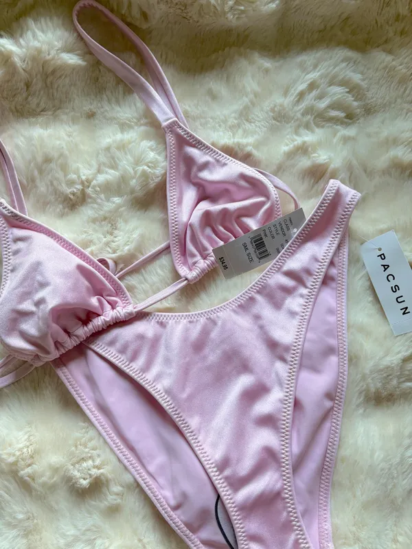 Pacsun Pink Matching Bikini Set NWT - Image 3