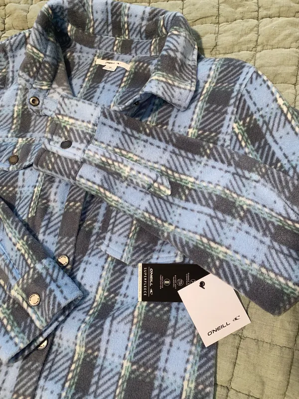 O'Neill Plaid Fleece Shacket - Image 2