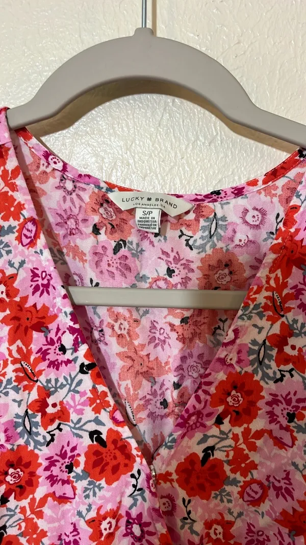 Lucky Brand Top Floral Long Sleeve - Image 2