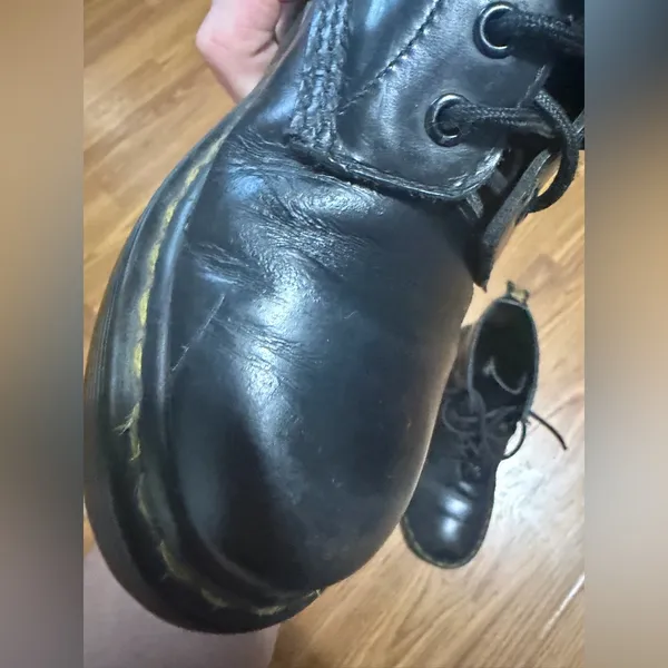 Dr. Martens Jarden Black Pisa Leather Boot Women’s Size 6. - Image 6