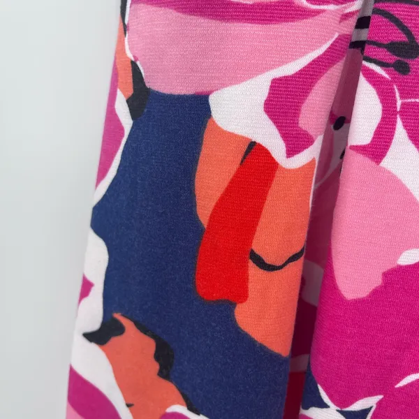 Trina Turk Marcia Floral Fit & Flare Dress Size‎ 6 Sleeveless V-Neck - Image 10