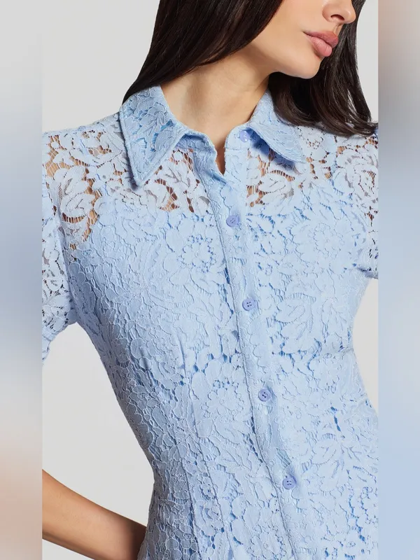 Generation Love Light Blue Swanetta Lace Dress‎ - Image 3