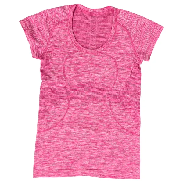 Lululemon Heathered Jewelled Magenta Pink Run Swiftly Short Sleeve Shirt size M - Image 6