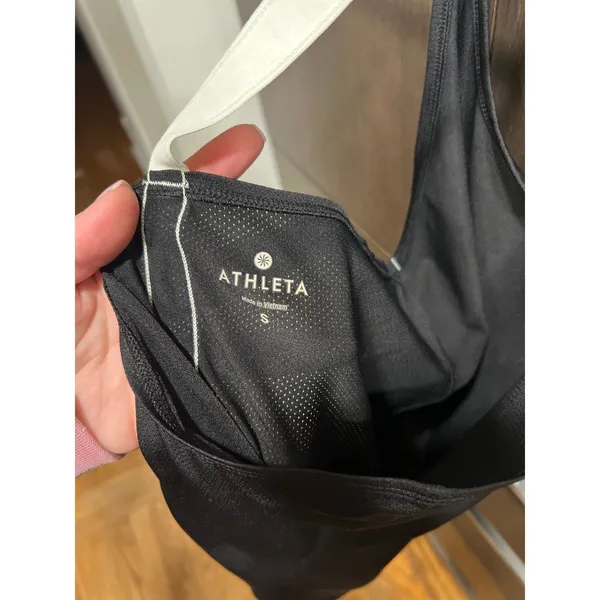 Athleta uppercut tank black‎ nwt small - Image 4