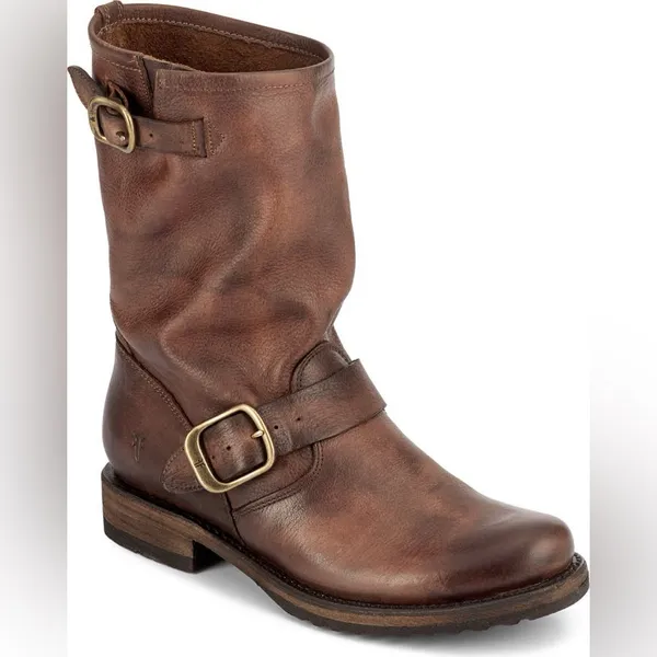 Frye Veronica Short Slouchy Boot (Women) Size 7.5 B 70547 RDD F973 F18- 278447 - Image 2