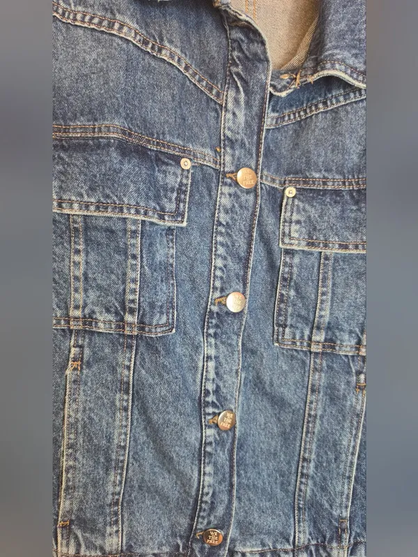 Free People Wee The Free Jade Denim Jacket - Image 7