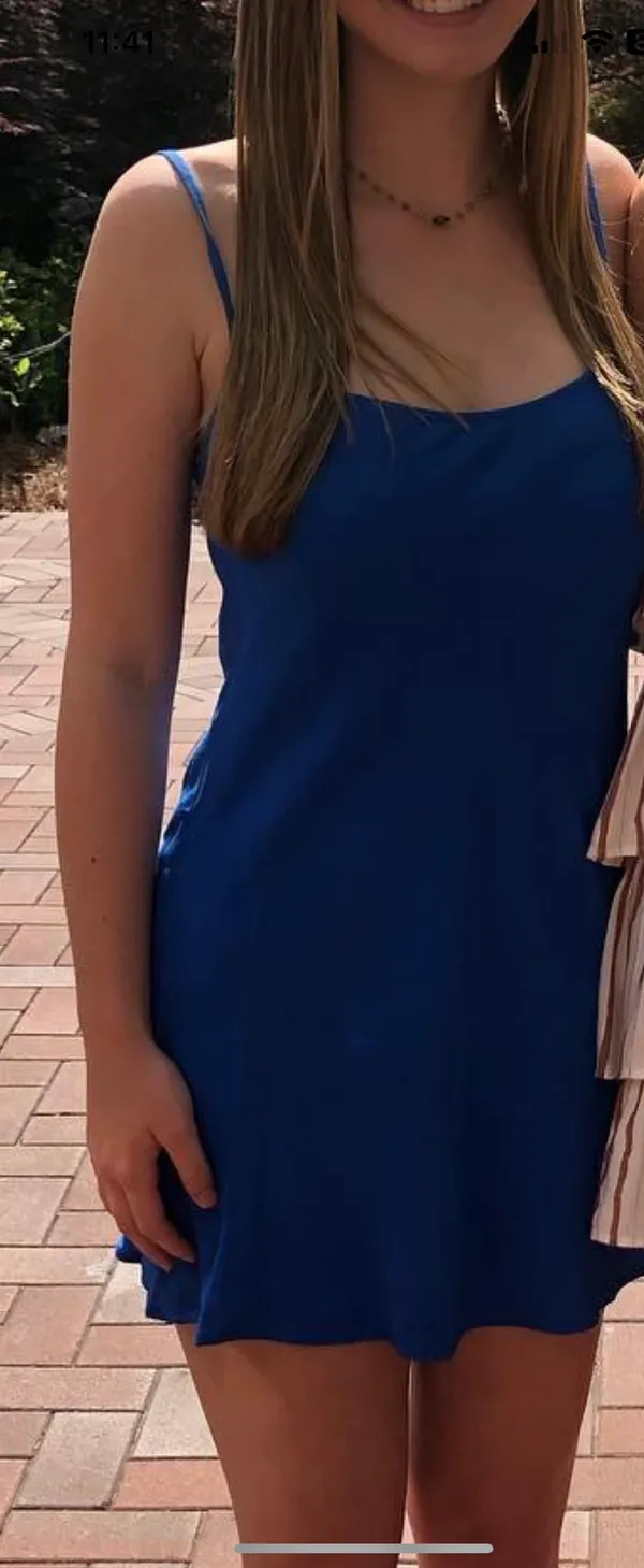 Flynn Skye Blue Mini Dress - Image 3