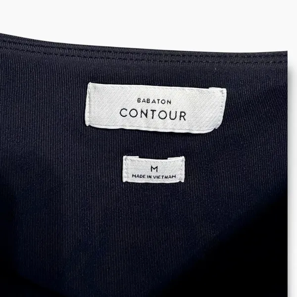 Babaton Contour Squareneck Short Sleeve black Bodysuit Medium - Image 3