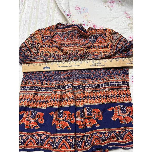 Anthropologie VANESSA VIRGINIA Amber‎ BOHO TOP SIZE S frocked flowy blouse - Image 7