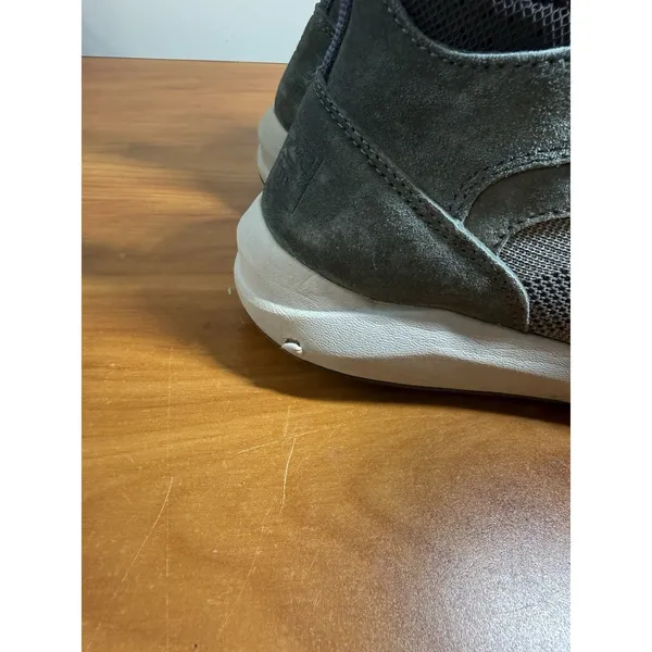 LL Bean Vista Hikers Mid Hiking Shoes Suede Water Repellent Grey Womens Size 8.5 - Image 4