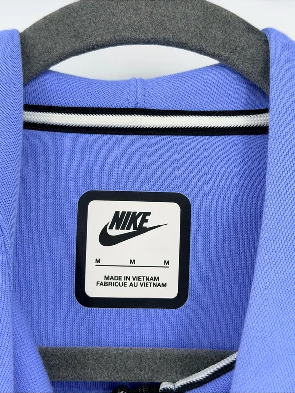 Nike Tech Fleece Windrunner‎ Hoodie Womens M Royal Pulse Blue FB8338-494 - Image 7
