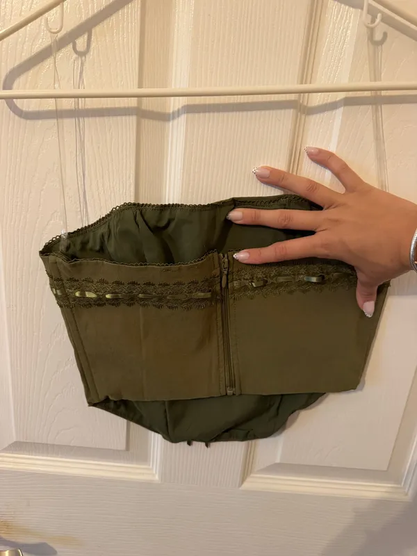 Beverly & beck corset top Green - Image 2