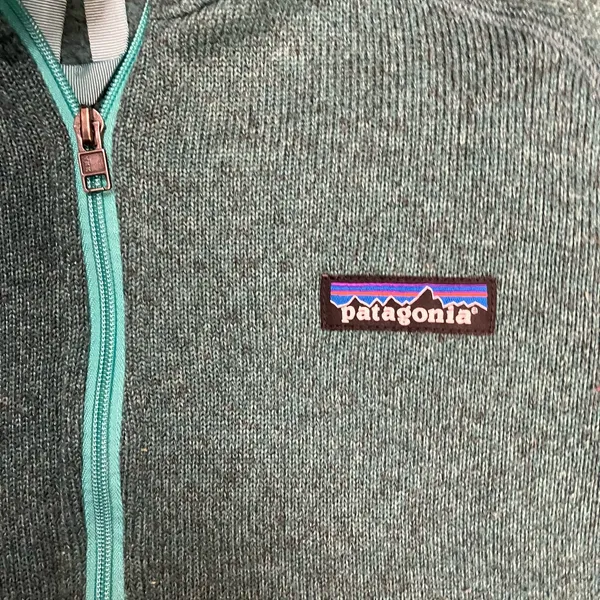 Patagonia XS Womens Better Sweater Quarter Zip Pullover Mogul Blue - Image 3
