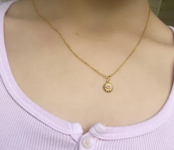 Handmade Evil Eye Necklace 🧿 - Image 3