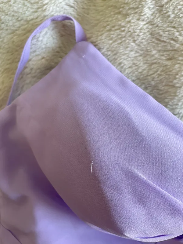 Azazie Emerald Maxi Dress in Lilac Size 6 - Image 9