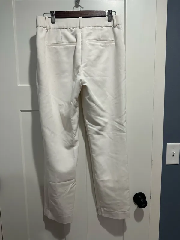 Abercrombie and Fitch White Dress Pants - Image 2