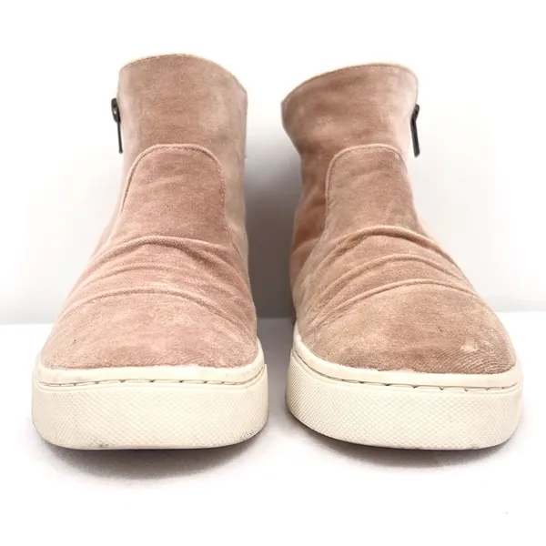 Billabong Sweet Spot Dune Tan Vegan Suede Sherpa Lined Zip Ankle Booties Size 6 - Image 11