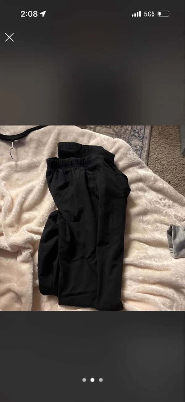 Cute scrubs wide leg Black - Image 2