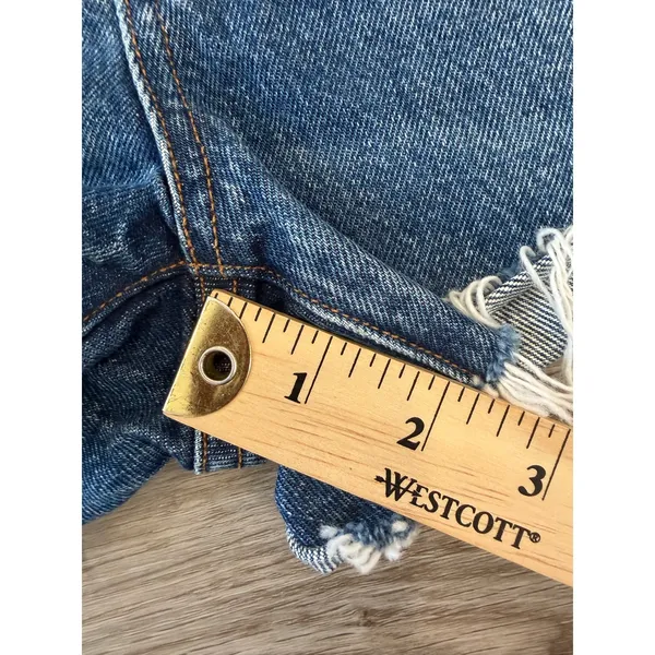Citizens of Humanity Marlow Vintage Short Raw Hem 2.5" Botanica Cotton NWOT 27 - Image 3