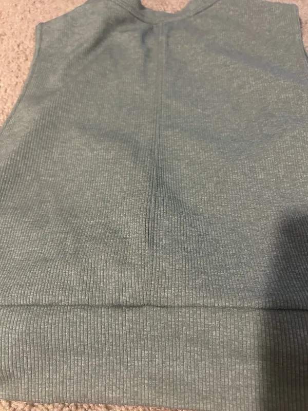 Nike Women’s Twist-Front Ribbed Tank Top - gray - Image 7