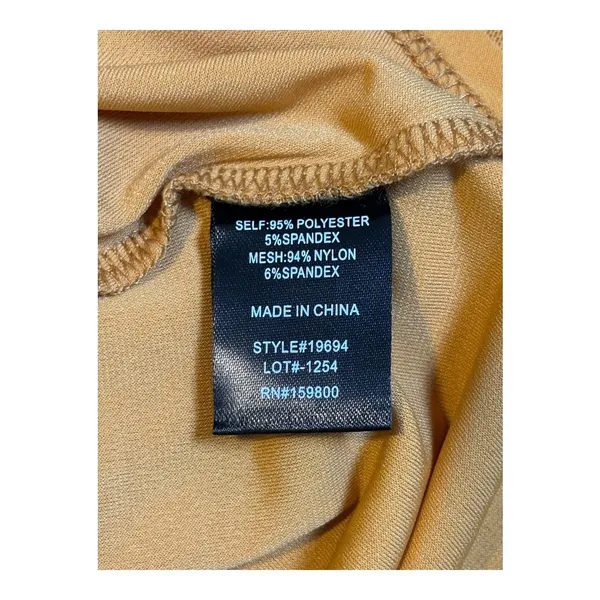 Antthony High Low Sleeveless Dress Womens Medium Mustard Yellow NWT Tank Style‎ - Image 8