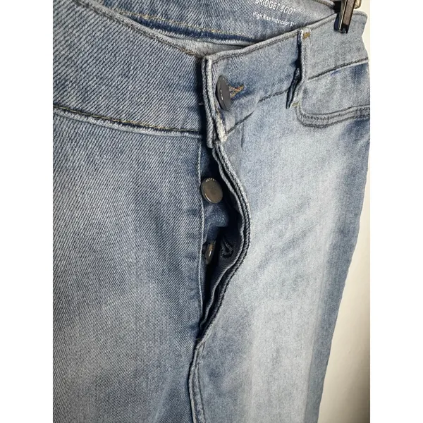 DL1961 Bridget Boot High Rise Instasculpt Bootcut Jeans Light Wash Denim Size 31 - Image 7