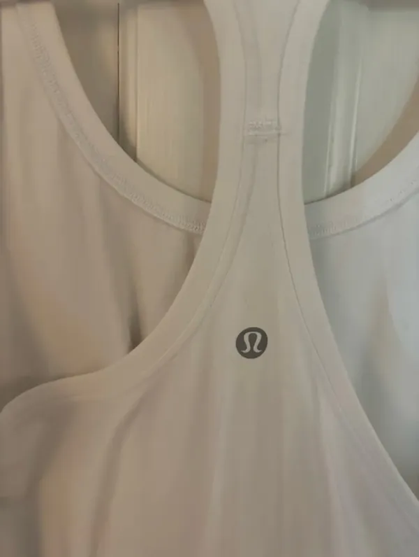 Lululemon White Tank Top - Image 2