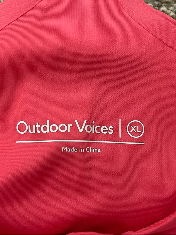 Women’s Outdoor Voices Exercise Dress Petunia Pink Size XL - Image 3