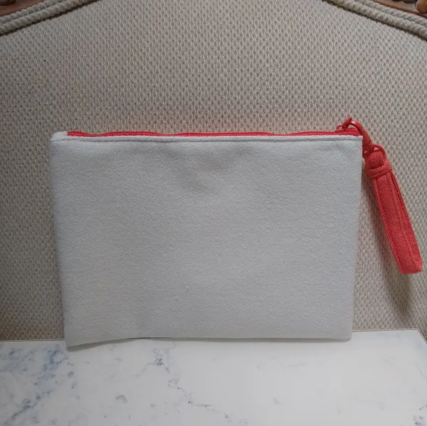 Christian Dior Terry Fabric Clutch Pouch Wristlet New No Tag - Image 3