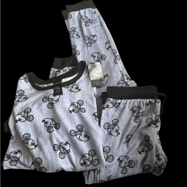 Disney Mickey Mouse Cozy 2-Piece Pajama Soft Cuddly Comfortable size Small, NWT - Image 3